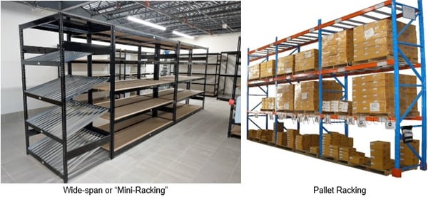 Mini and Pallet Rack Duo