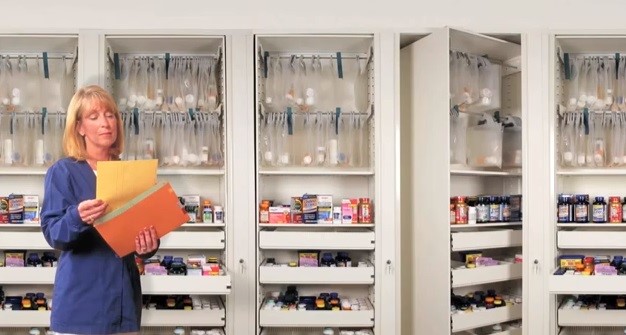 Rotary Cabinet for pharmaceutical