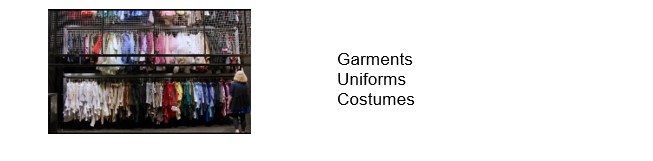 Vertical storage-garments-costumes