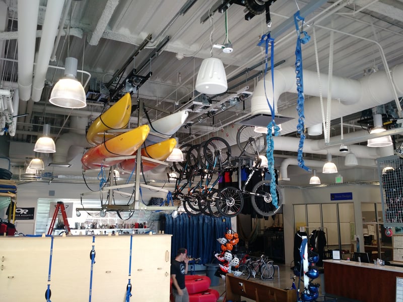 Overhead Lift-Idaho State Student Rec Center