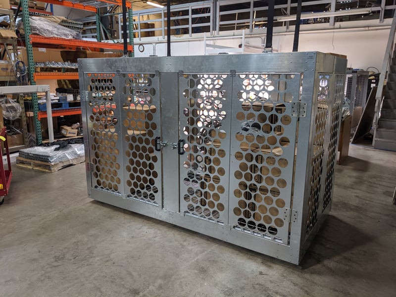 Overhead Storage Cage 4x8x5