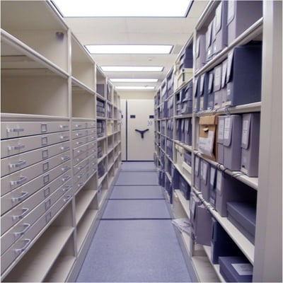 Flat Files in Mobile Cabinets