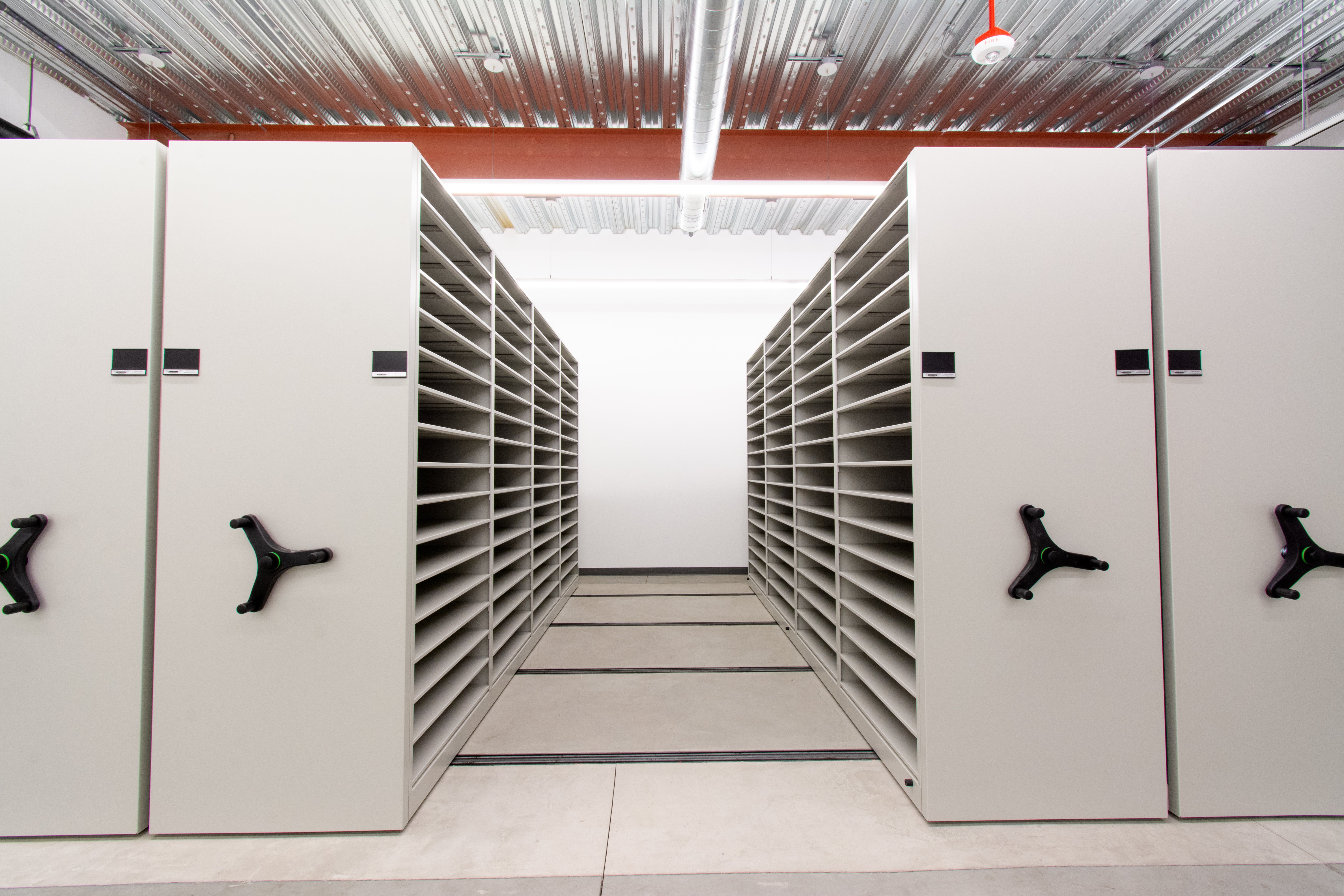 Benton Museum-Mobile Shelving System