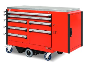 Motorized Cabinet with side cabinet