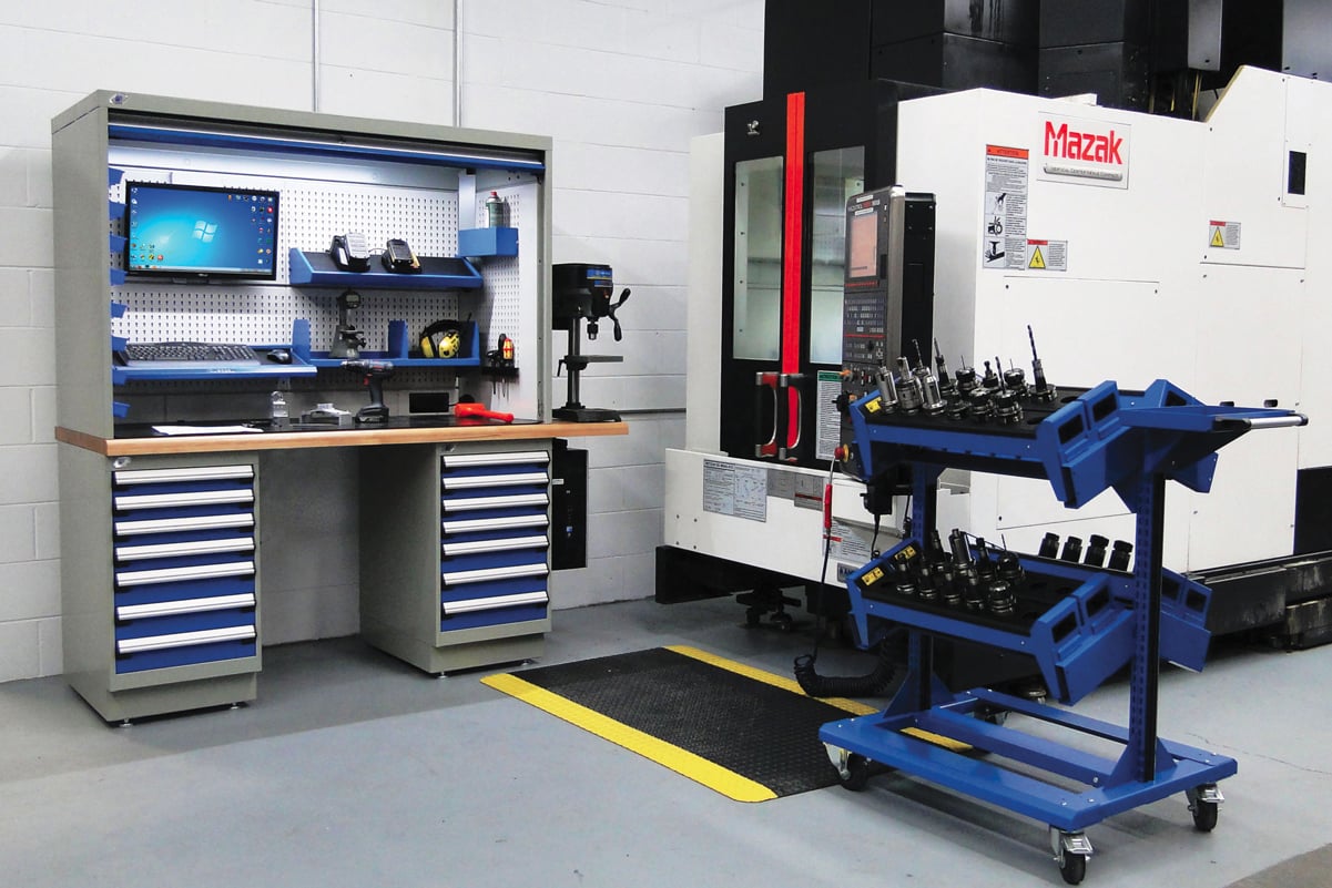 Hutch and Freestanding Tool Cart 