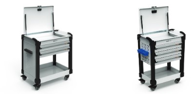 Tool Carts-2-shelves lid