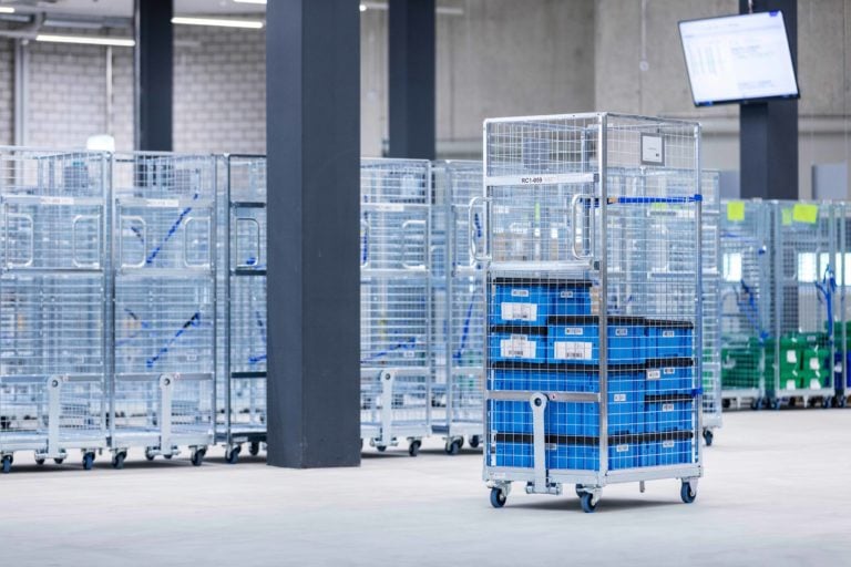 Technibilt-Wire Cart Roll container