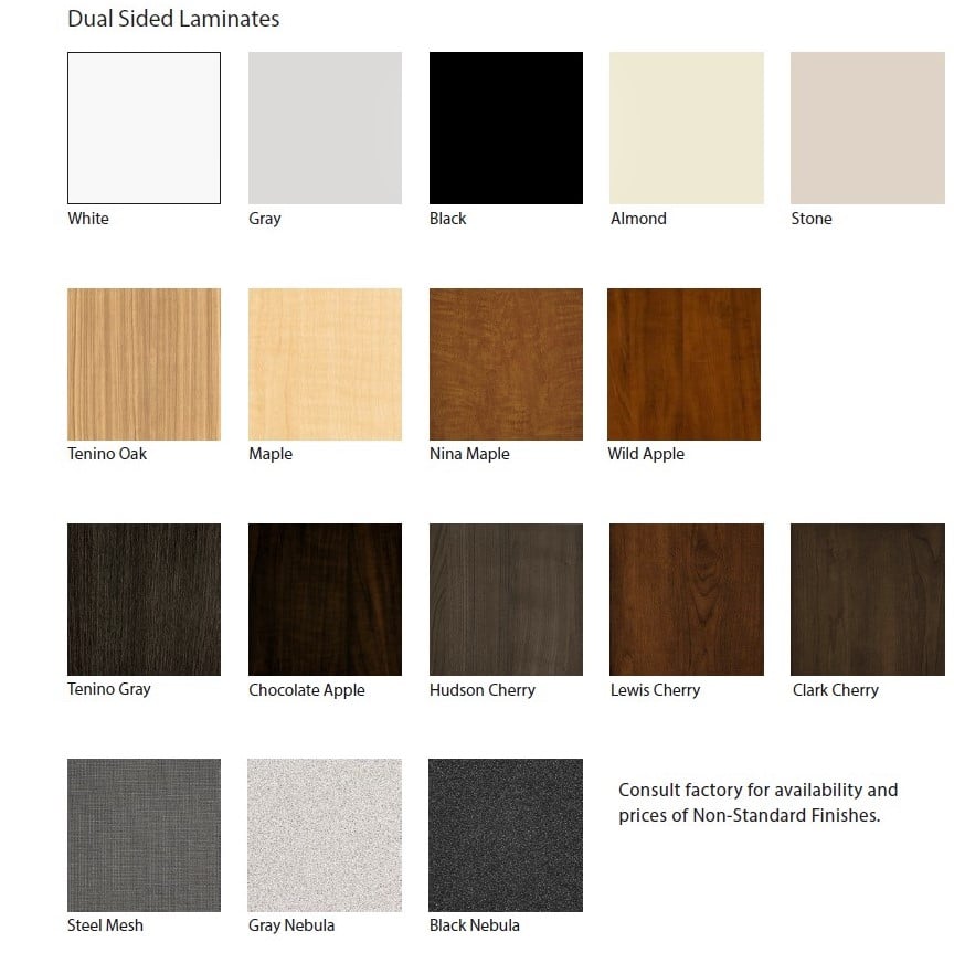 Modular Millwork-dual sided laminates