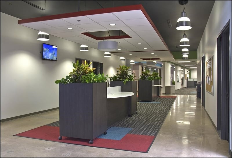 Casework in Lobby