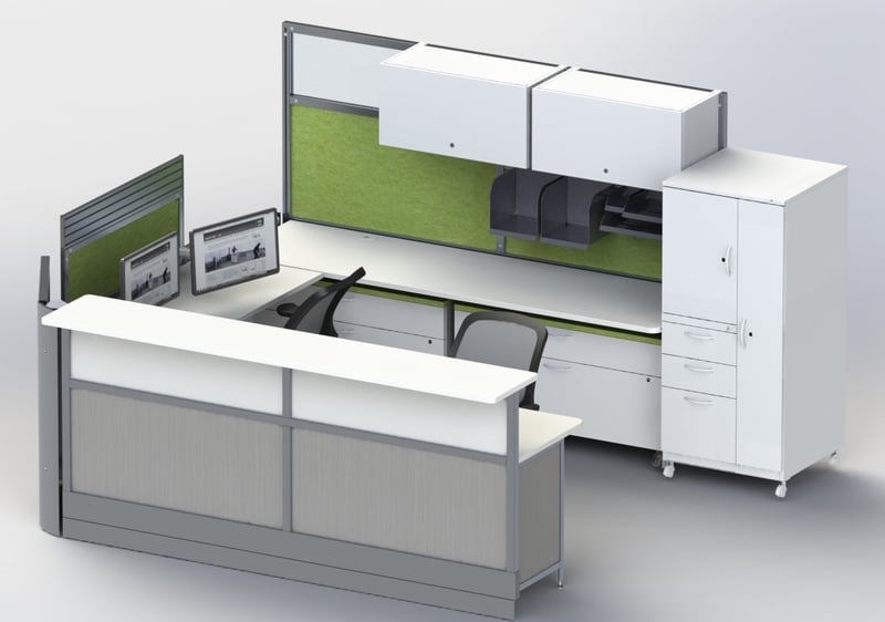 Swiftspace-Nursestation with accessories