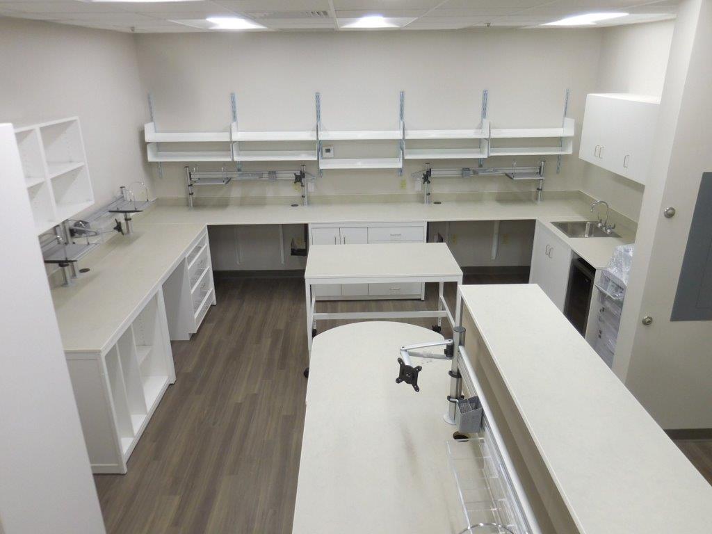 Modular Millwork-White Lab