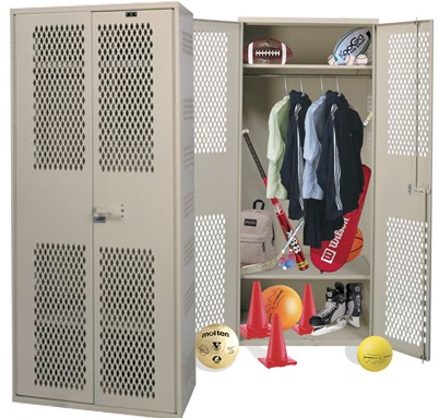 Ventilated lockers