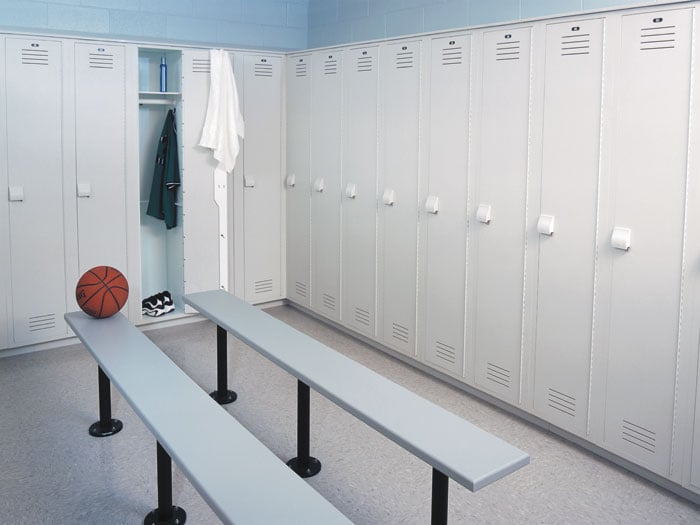 Plastic Lockers-gym-athletic-storage