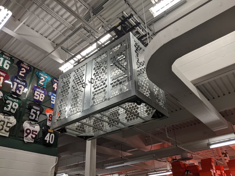 Overhead Storage-Michigan State Cage
