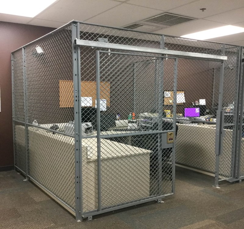 Wire Cage-Cash Vault Counting Center