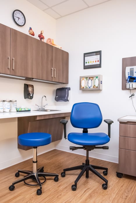 BioFit Aramis Stool w MVMT Pro Exam Room