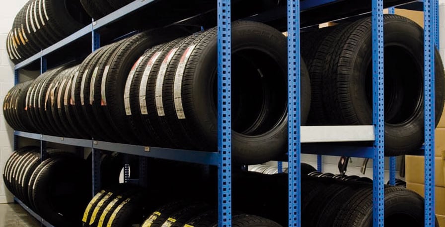 Rousseau-Tire Storage Racks