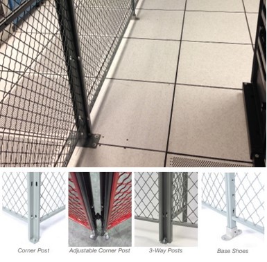Wire Partitions-Corner Posts images
