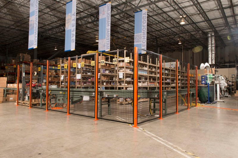 Storage Rack Wire Cage Guarding