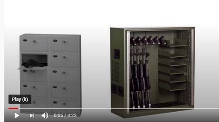 Video-Tiffin Public Safety Lockers