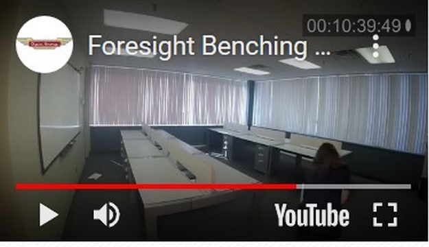16-9 Video-Foresight Benching Installation