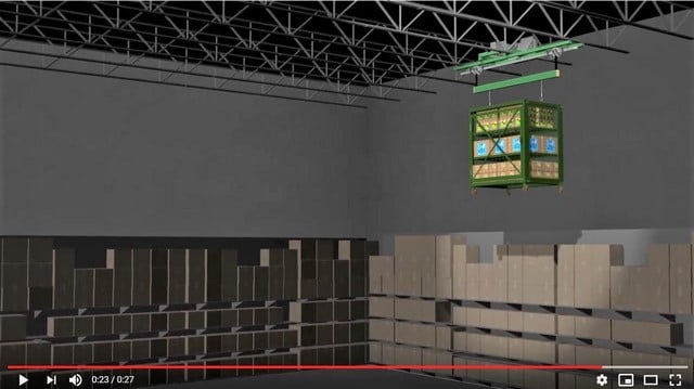 Video-Overhead Cage-Cart Storage