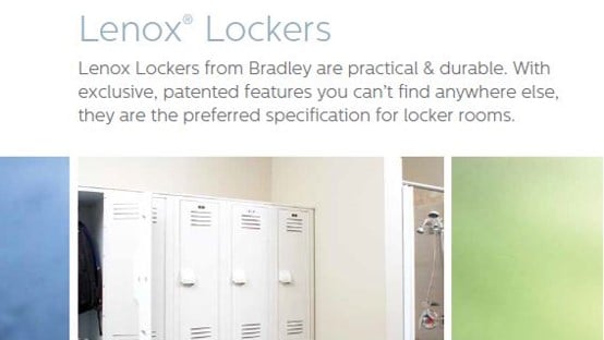 Brochure-Bradley-Lenox Plastic Lockers