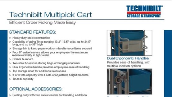 Brochure-Technibilt-Multipick Cart