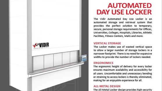 Brochure-Vidir-Automated Day Use Locker