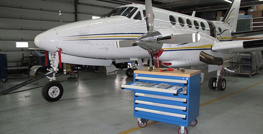 Mobile Cabinet in hangar