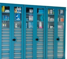 SurgicalSupply-antimicrobial modular cabinets