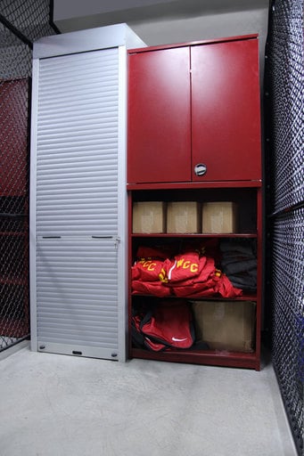 Aurora-athletic-storage-tambour door