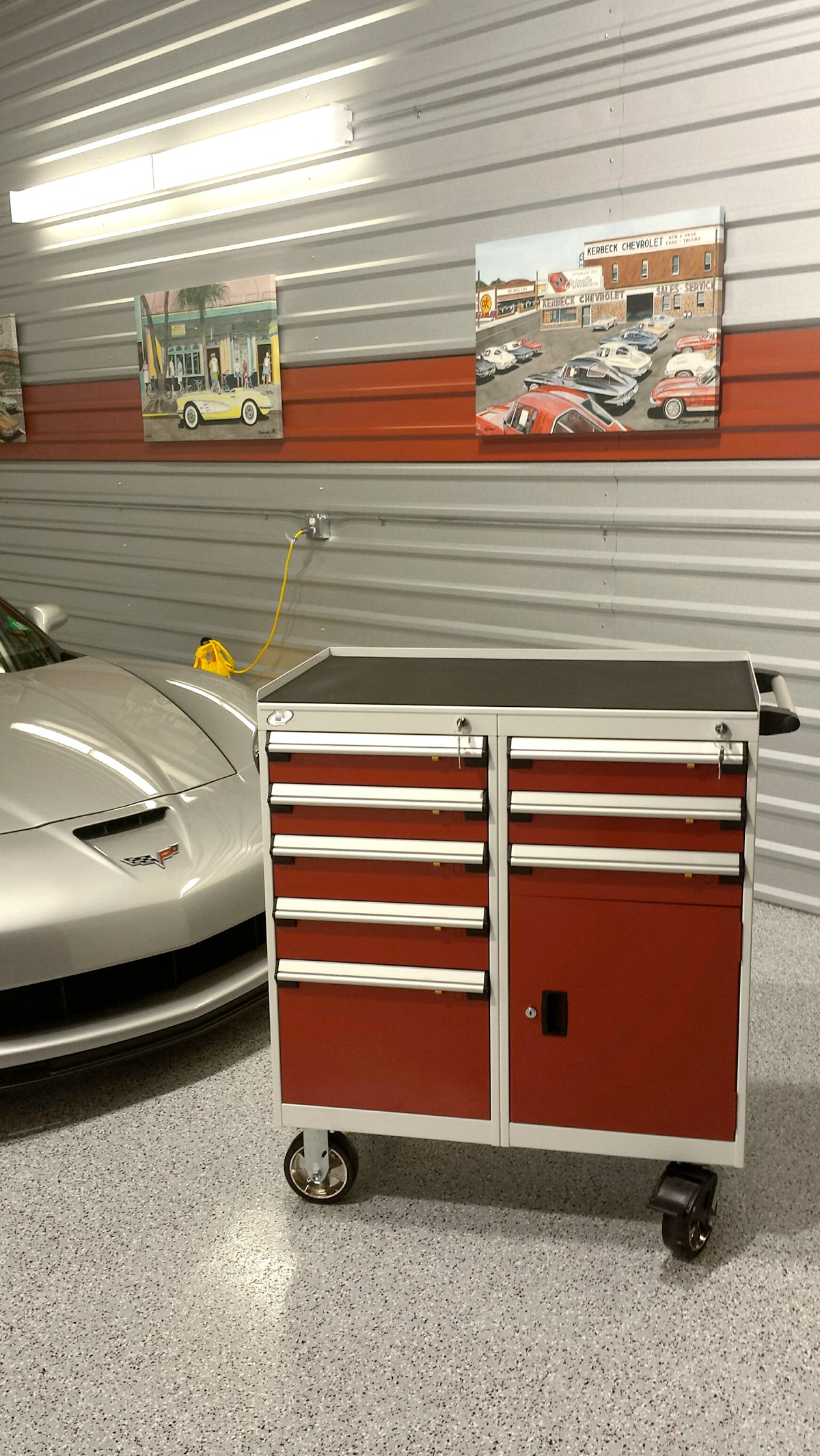 Mobile Cabinet Tool Storage