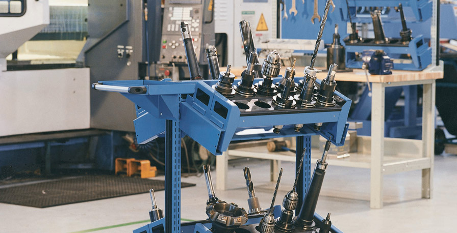 CNC Tool Racks on Cart