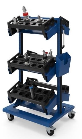 Freestanding CNC Tool Cart