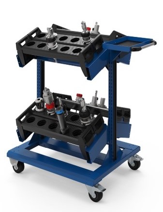 Freestanding CNC Tool Cart