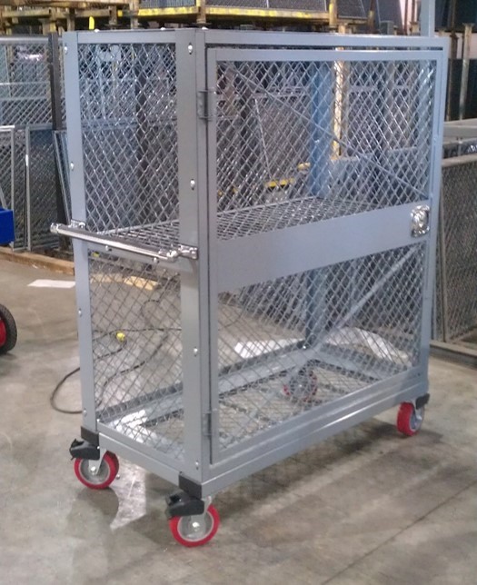 Mobile Wire Security Cage