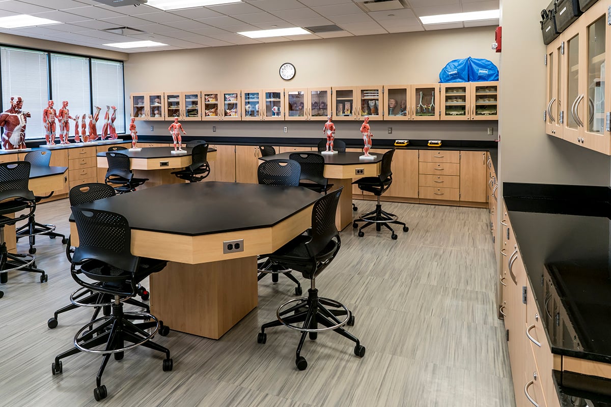 Casework classroom lab