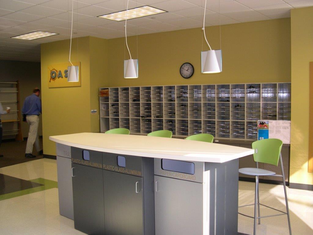 Casework: Desk and Mailroom Sorters