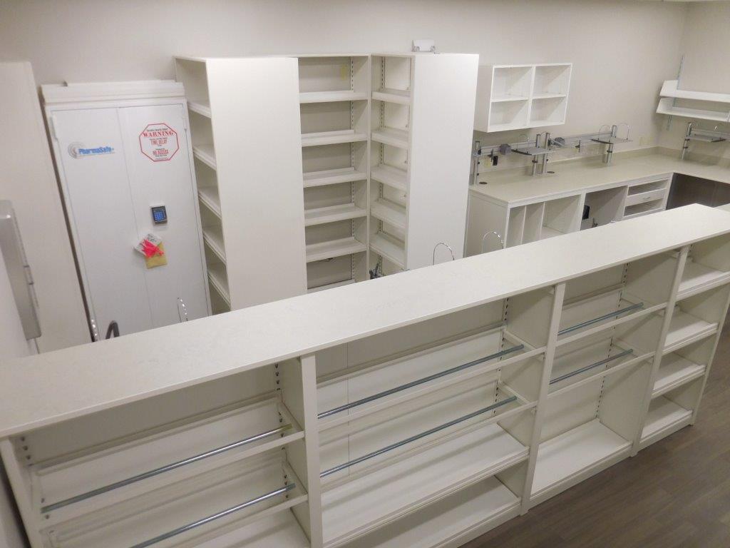 Modular Millwork Pharmacy Storage