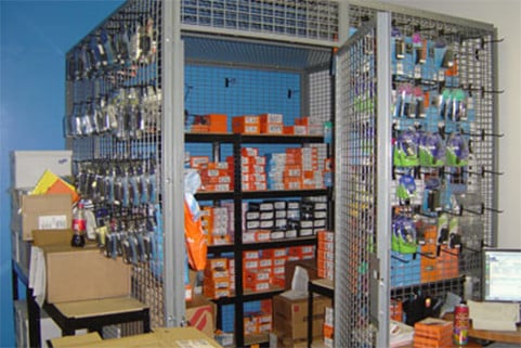 Retail-Welded Wire lockers