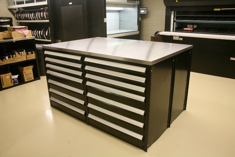 Black Cabinet with Drawers